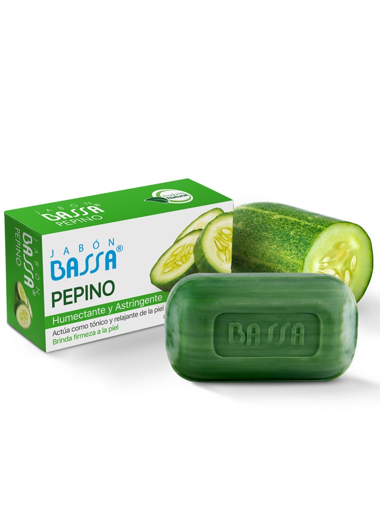 Bassa Jabón de Pepino Humectante y Astringente de 90 gr