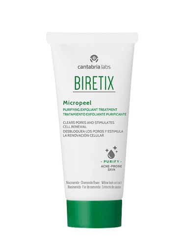 [8470001729057] Biretix Micropeel Tratamiento Exfoliante Purificante de 50 ml 