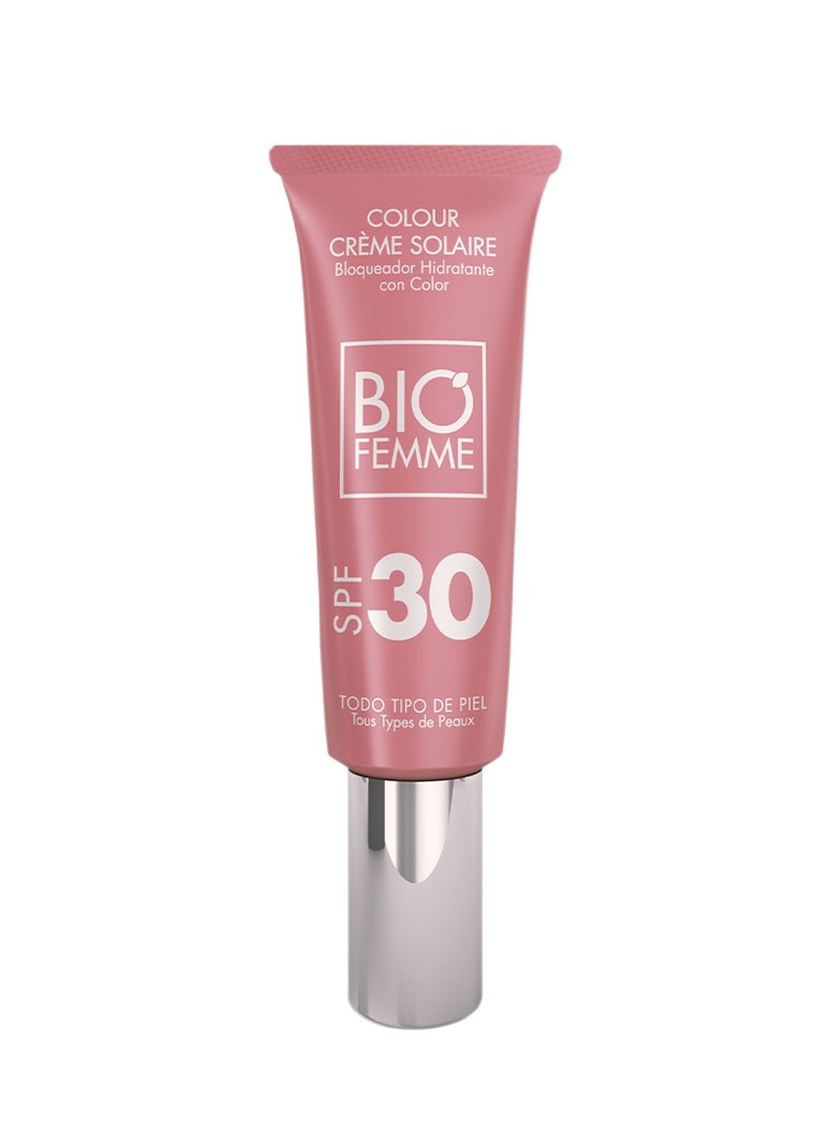 Bloqueador Colour Créme Solaire SPF30 Medium de 50 ml