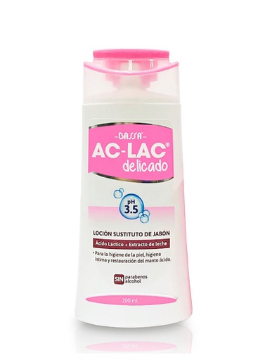 [CON023] Ac-Lac Loción Sustituto del Jabón Para Piel Sensible de 200 ml 