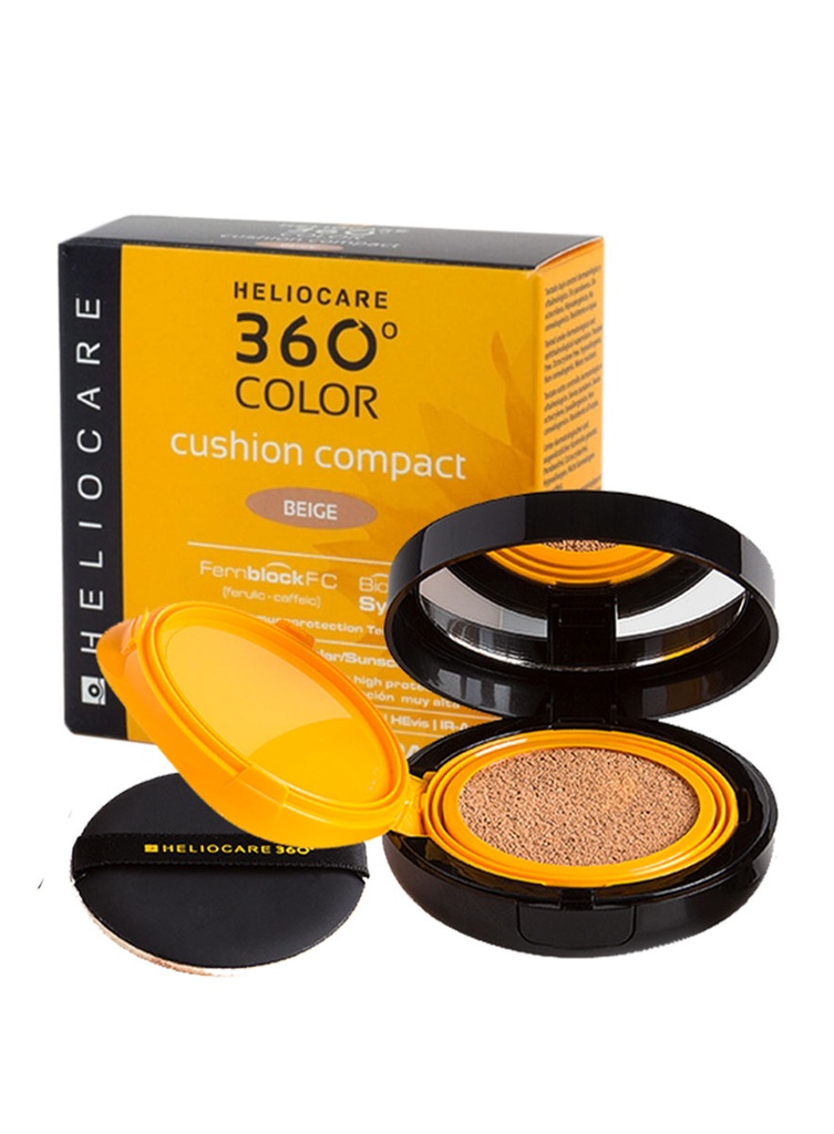 Heliocare 360°Cushion Beige Compacto SPF50+ de 15 gr