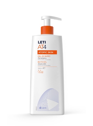[8431166181371] LetiAT4 Gel de Baño Extra Suave y Emoliente de 250 ml 