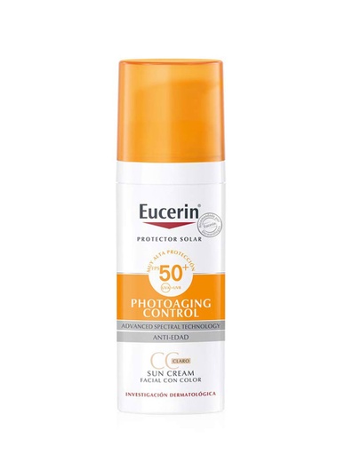 [55251015] Sun CC Crema Facial SPF 50+ Tono Claro de 50 ml