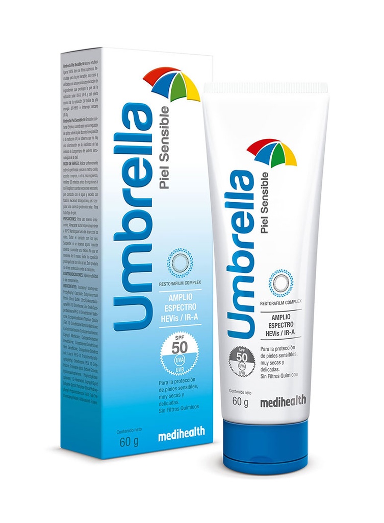 Umbrella Piel Sensible SPF50 Protector Mineral de 50 gr
