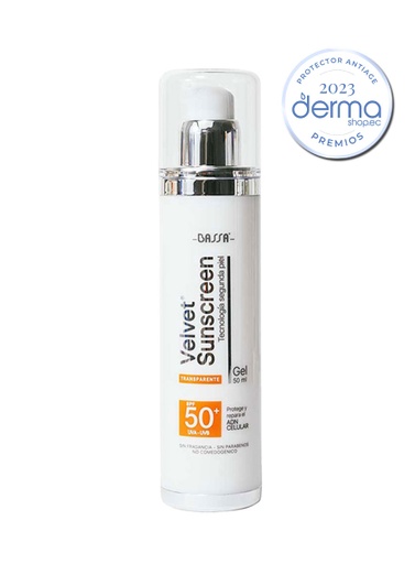 [CON231] Velvet Sunscreen Gel Transparente de 50 ml