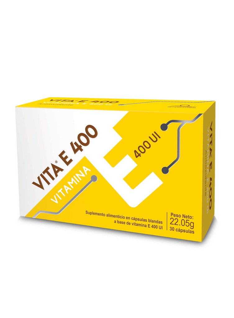 Vita E 400 Ui Caja de 30 Capsulas Blandas  
