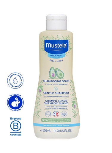 [3504105036133] Mustela Shampoo Suave de 500 ml