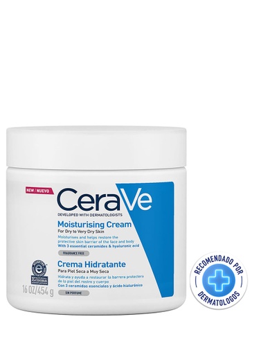 [287113] CeraVe Crema Hidratante Piel Muy Seca de 454 gr