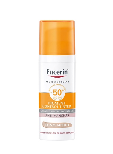 [55251273] Sun Fluido Pigment Control SPF50+ Tono Medio de 50 ml