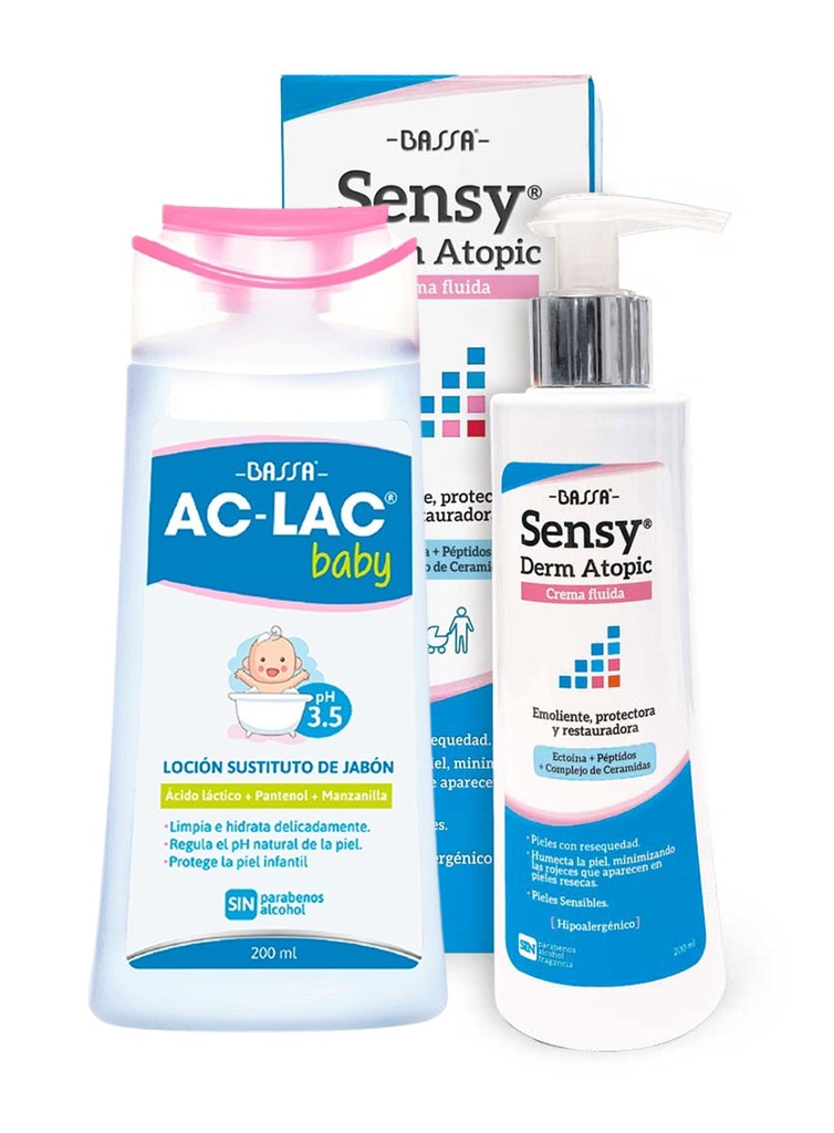 Pack Sensy Derm Atopic Loción + Gratis Ac-Lac Baby