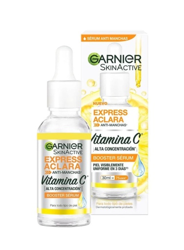 [7509552849493] Garnier SkinActive Express Aclara Serum Vitamina C de 30ml