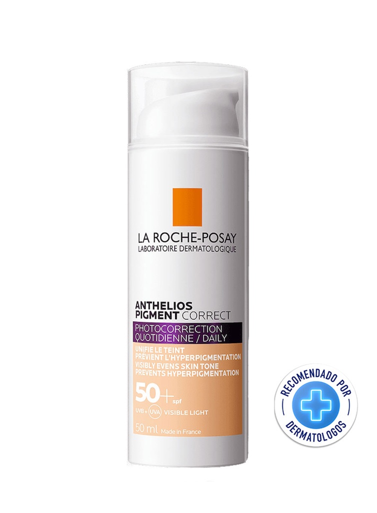 Anthelios Pigment Correct Crema SPF50+ Tono Claro de 50 ml