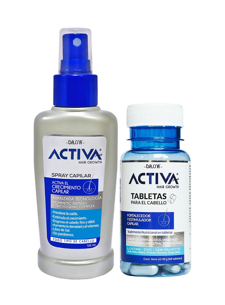 Pack Activa Spray Capilar + Gratis Activa Tabletas