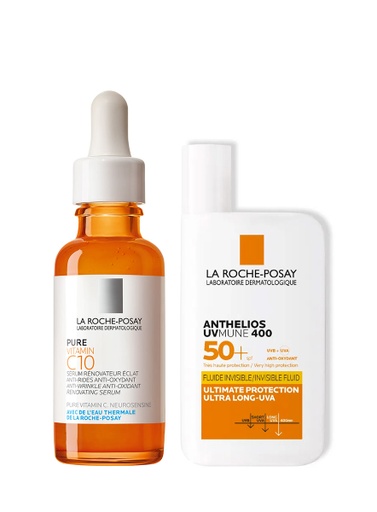 Duo Pack Pure Vitamin C10 Serum + Anthelios UvMune 400 SPF50+