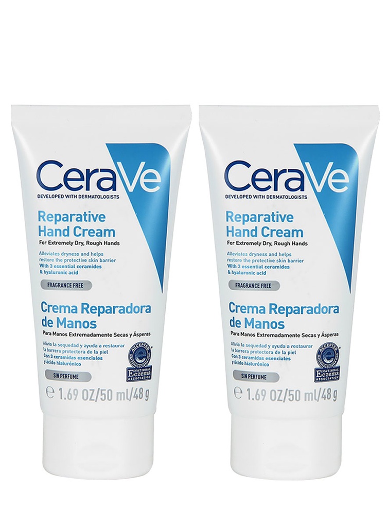 Duo Pack CeraVe Crema Reparadora de Manos de 50 ml