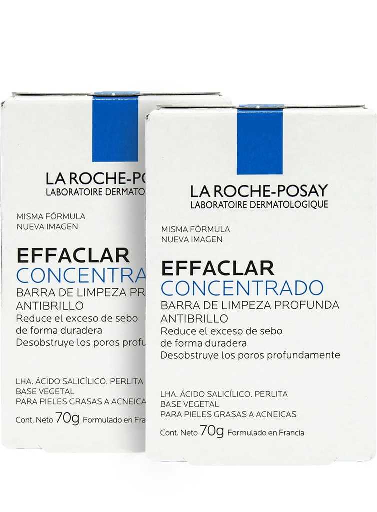 Duo Pack Effaclar Barra Piel Grasa de 70 gr X2