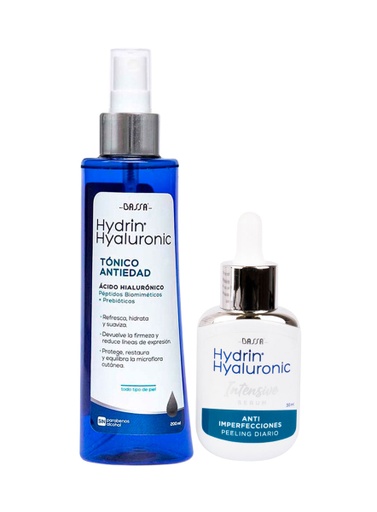 [Pack Hydrin Hyaluronic 1] Pack Hydrin Intensive Serum Peeling Diario + GRATIS Tonico Antiedad