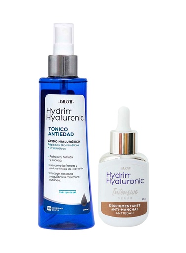 [Pack Hydrin Hyaluronic 2] Pack Hydrin Intensive Serum Anti-Manchas + GRATIS Tonico Antiedad