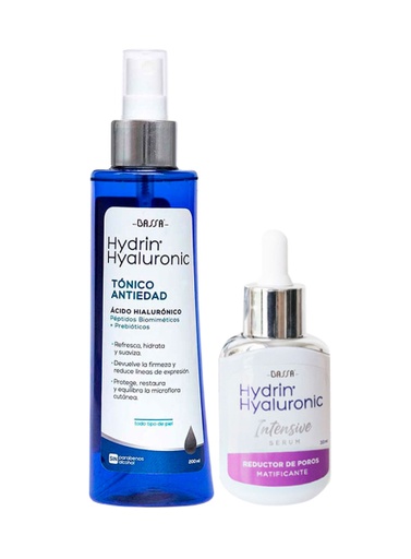 [Pack Hydrin Hyaluronic 5] Pack Hydrin Intensive Serum Reductor de Poros + GRATIS Tonico Antiedad