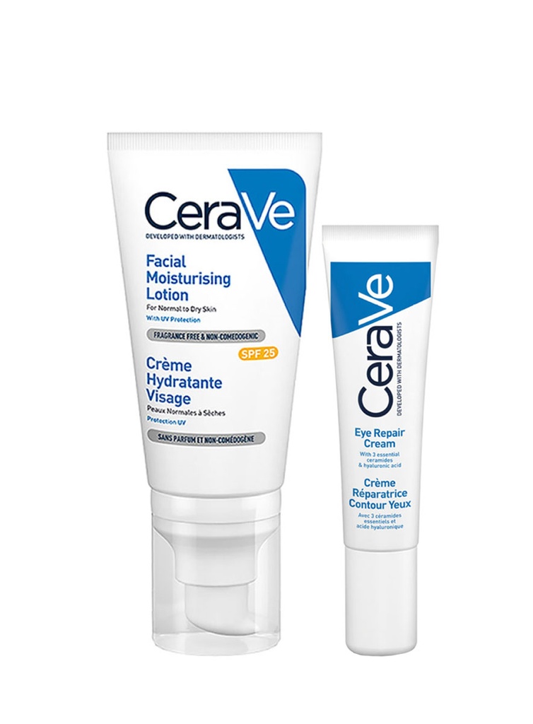 Pack Cerave Hidratante Facial Am SPF30 + Contorno de Ojos