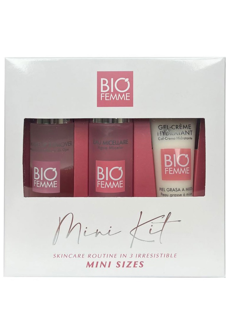 Biofemme Mini Travel Kit Rutina Basica 3 Productos Esenciales