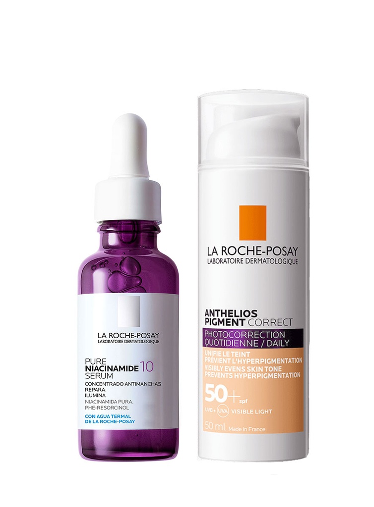 Pack Niacinamida 30 ml+ Anthelios Pigment Correct 50 ml