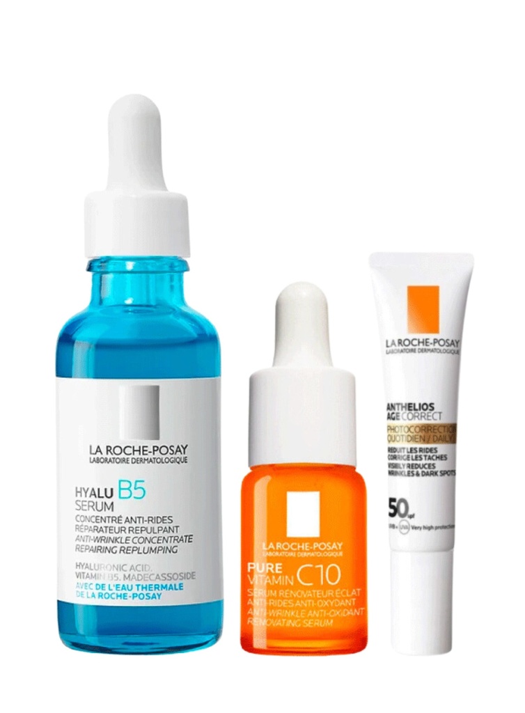 Pack Hyalu B5 Serum + Gratis Vit C Serum 10ml + Anthelios Age Correct 15ml