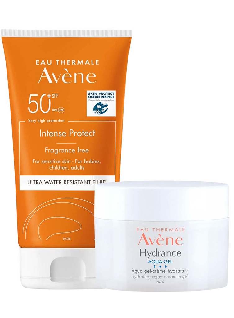 Pack Avene Hydrance AquaGel + Sun Intense Protect SPF50+ 150ml